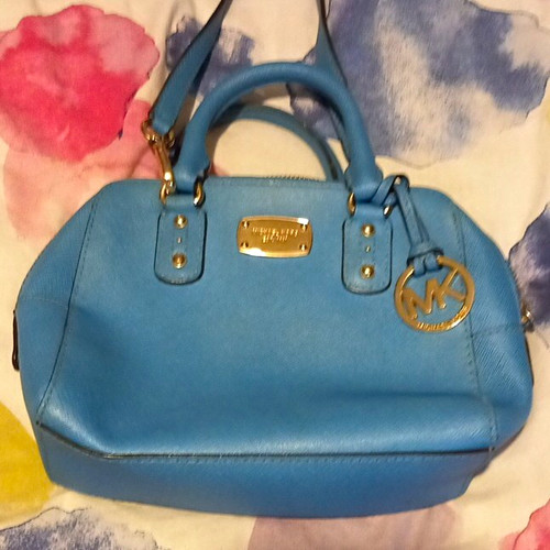 Michael kors blue leather - michael,