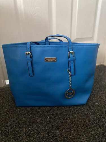 Michael kors blue faux leather - michael,