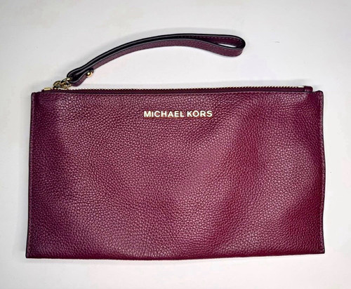 Michael kors burgundy pebbled - michael,
